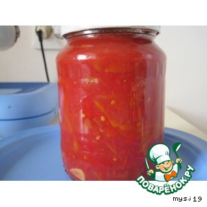 Лечо из помидоров и перца с чесноком - рецепт с пошаговыми фото