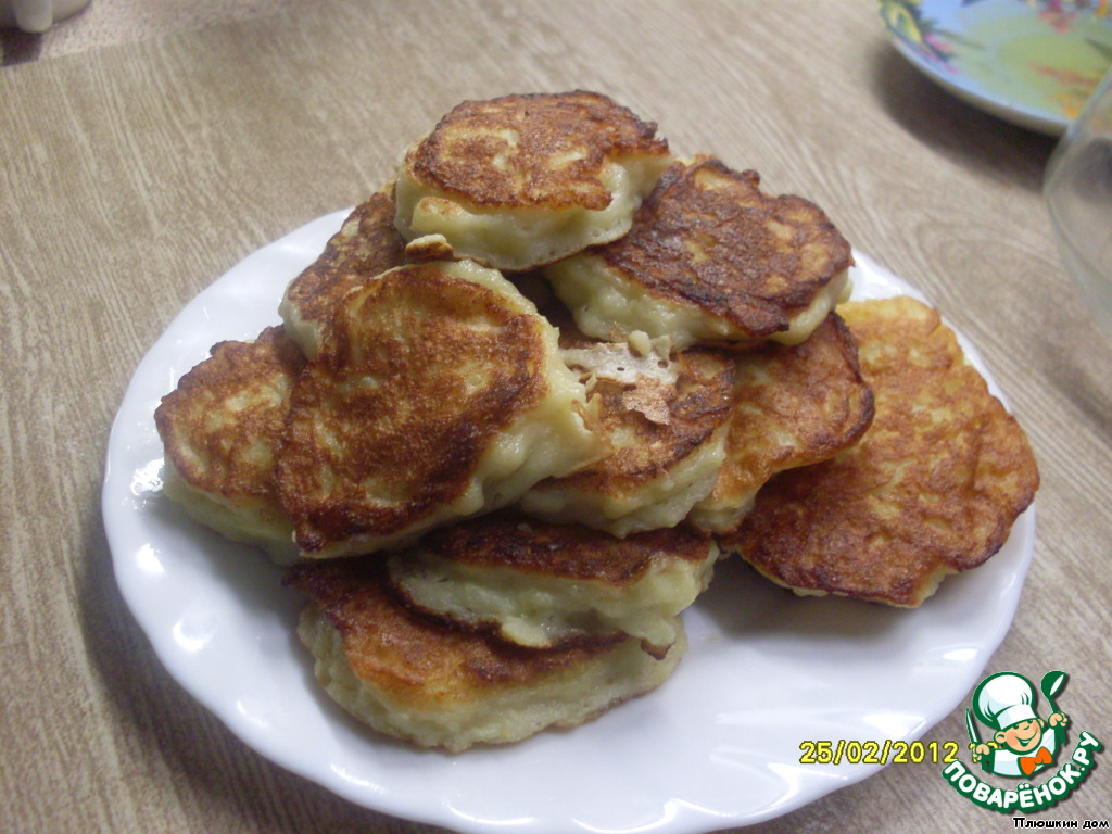 Творожники с яблоками – кулинарный рецепт