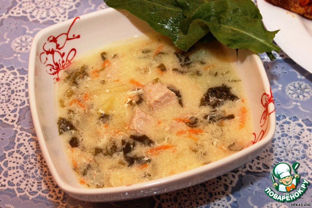 Щавелевый суп рецепт классический с яйцом с курицей пошаговый рецепт фото и картошкой