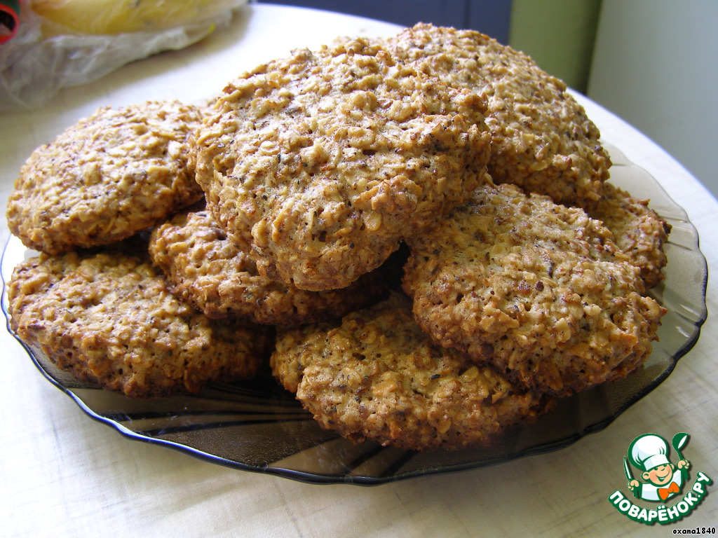 Овсяные печенюшки – кулинарный рецепт