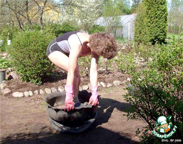 Соседка сделала клумбы-вазы из старого колеса, и я хочу сделать себе такие же